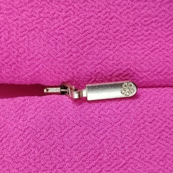 *NWT* Trina Turk Luxe Bright Pink Sleeveless High Neck Statement Midi Dress - Picture 8 of 16